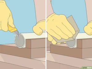 صاف کردن لبه برش